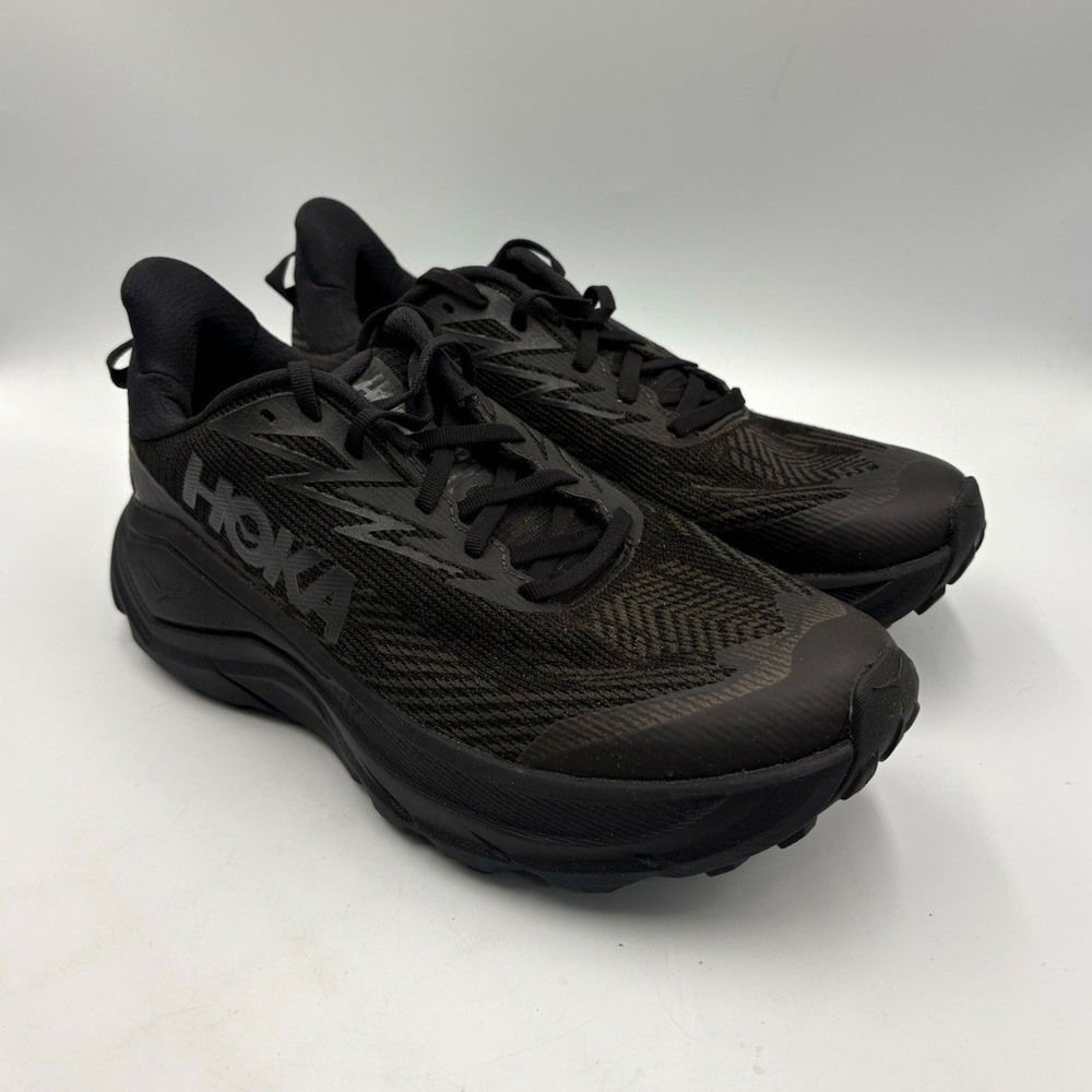 HOKA ONE ONE Challenger 8 GTX GORE-TEX Waterproof Black Carbon Men's Size 8.5 D